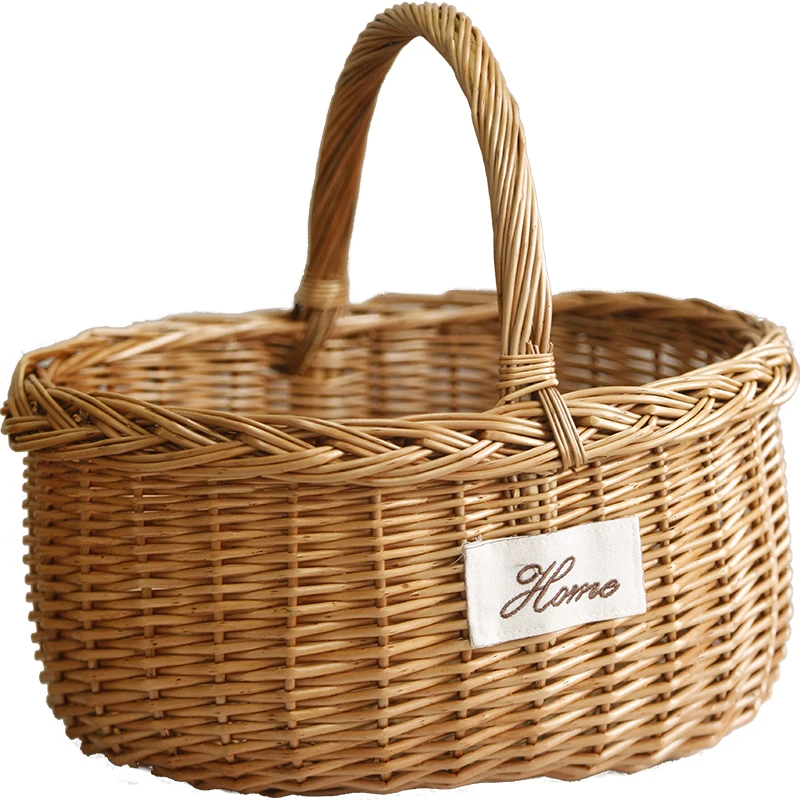 Wholesale China factory design wicker gift handle basket for home & Kitchen