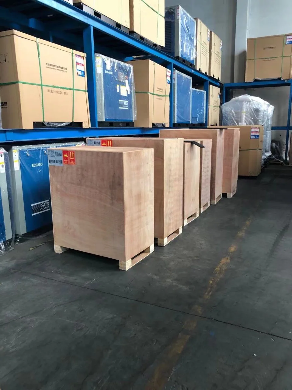  7.5kw 10hp маленький Стационарный винтовой воздушный охлаждающий компрессор PM с баком