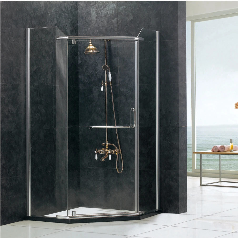 Bathroom Simple Shower Set Glass Enclosure