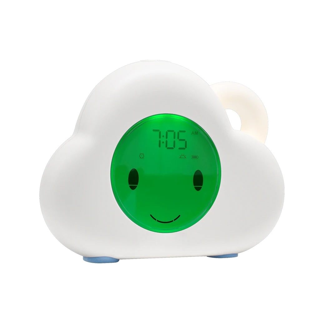 New model  Training Night Light kids sleep trainer portable Rechargeable Moon wake up alarm clock