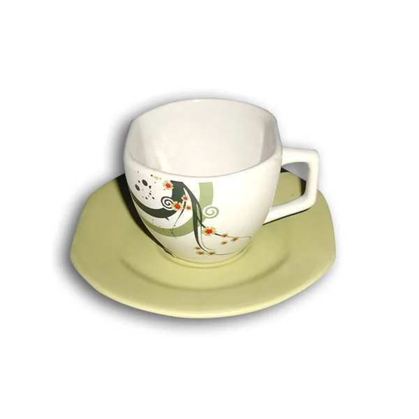 Керамическая кофейная чашка и блюдце с индивидуальным принтом, оптовая продажа, чайная чашка, рекламная продукция