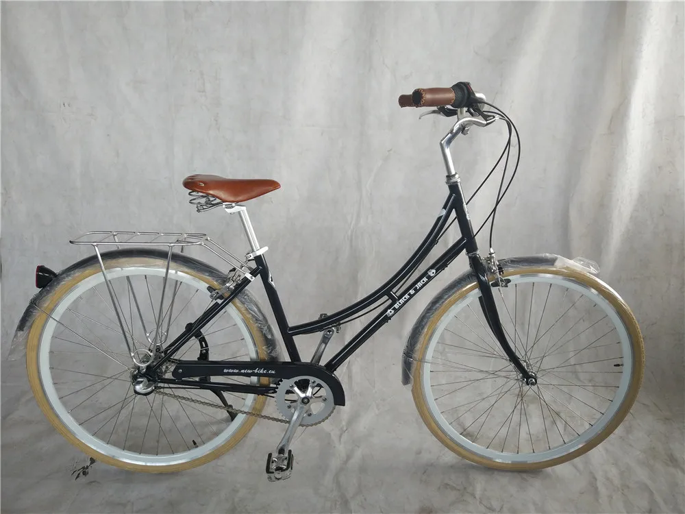 USA Canada market green color 3 speed step through adults bicycle for women ladies city cruiser bike