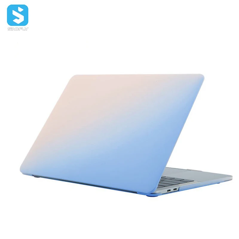 Hot Selling Slim ShockProof Hard Shell Rainbow PC Protective Laptop Case For Macbook Pro 16 A2485