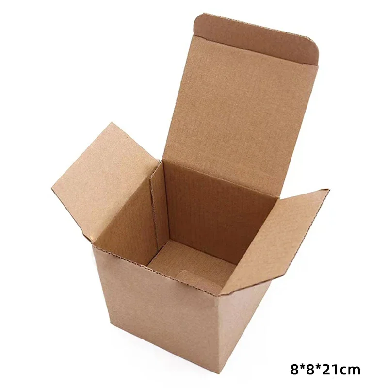 10Pcs/lot Square Cardboard Present Box Corrugated Paper Box Thickened Postal Express Packaging Box DIY Gift Box 3 Sizes