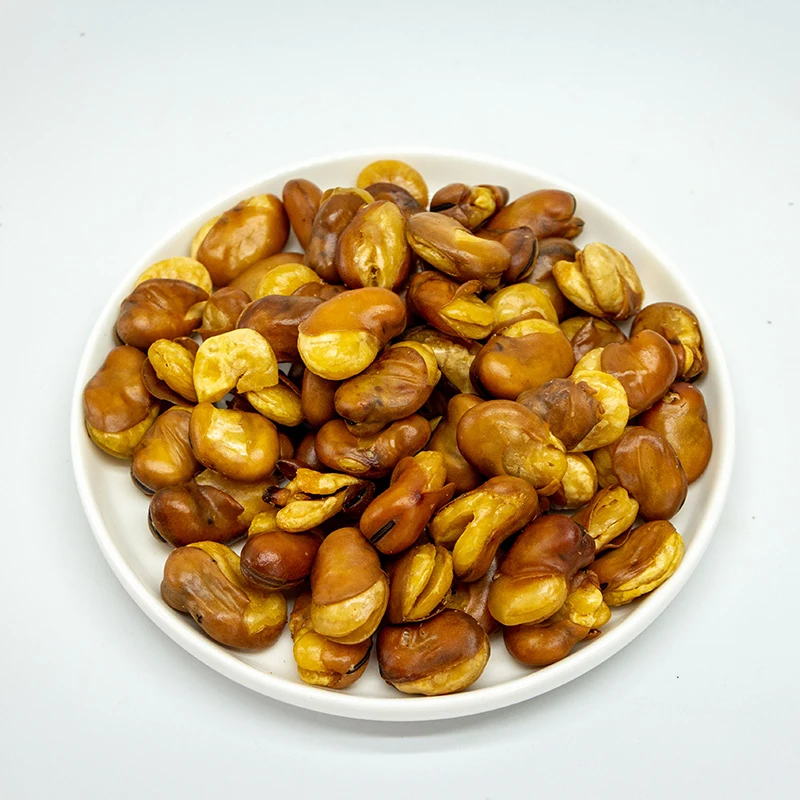 Wholesale fava bean with shell healthy nut snack fried salty broad beans snacks