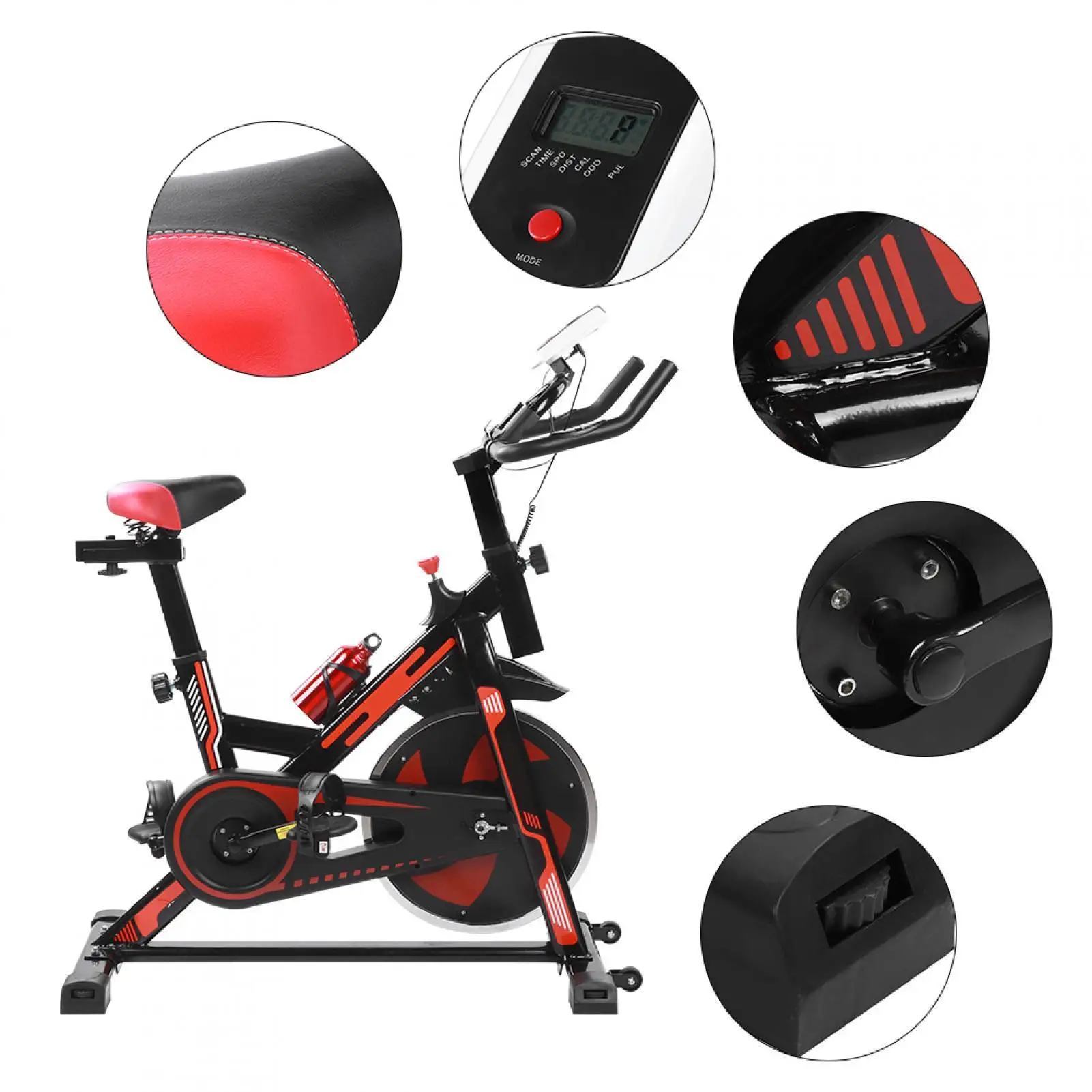 High Quality Smart Exercise Bike Home Fitness Equipment Plastic Pedal Mini Silent Spinning Bike