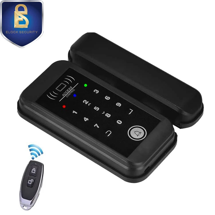 Rfid card intelligent glass door lock for access control system