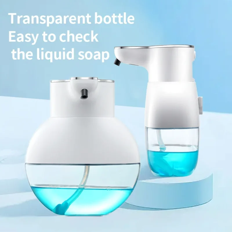 Rechargeable Touchless Soap Dispenser Electric Scrubber with Foaming Liquid Battery Powered Automatic Soap Dispensers Household