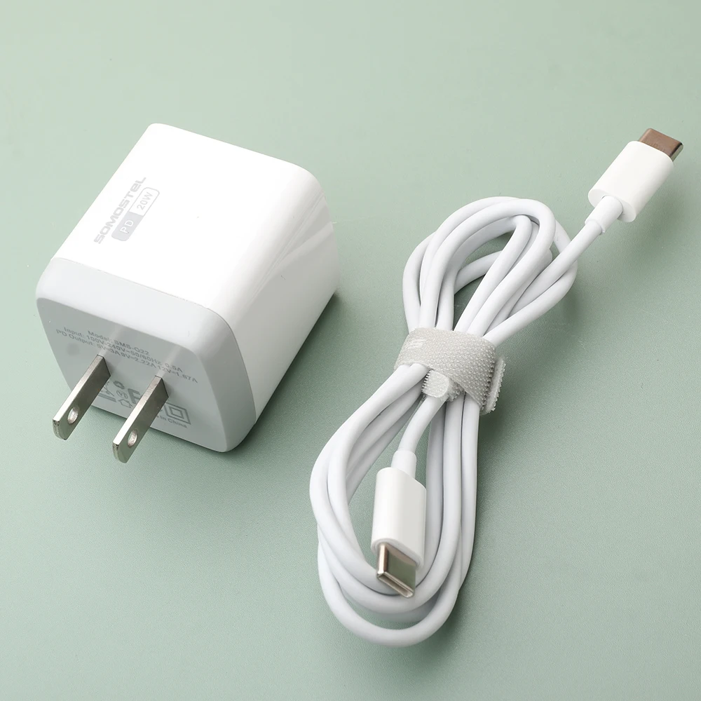 Carregadores Rapido 20W PD Fast Charger Carga Rapida USB-C Cable Mini Travel Charger For iphone 11 Cargadores de celular