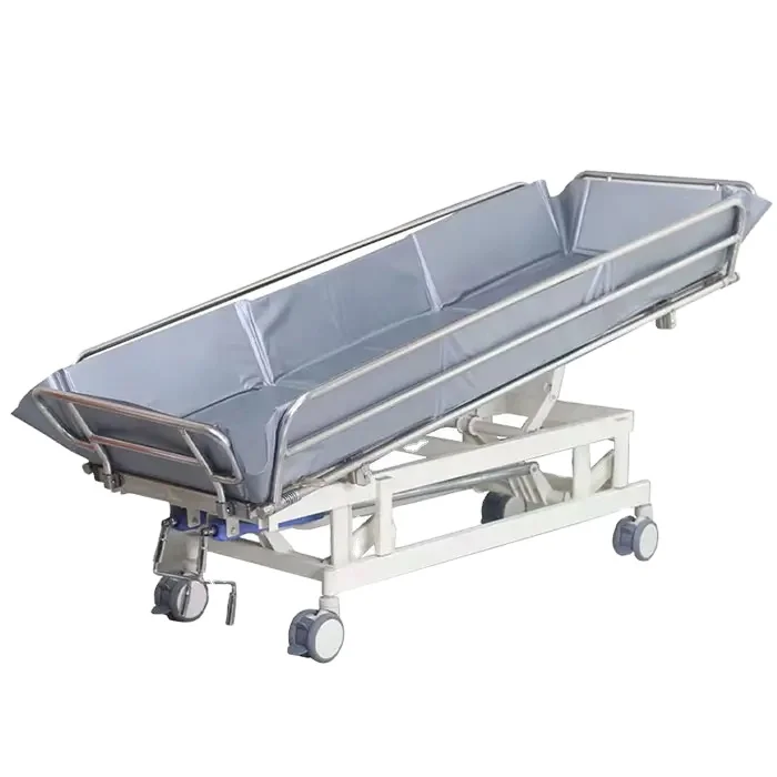 Deguang Hot Sale Hospital Shower Bath Bed For Disabled Patient, elderly bathing bed for paralysis, bedridden and disabled