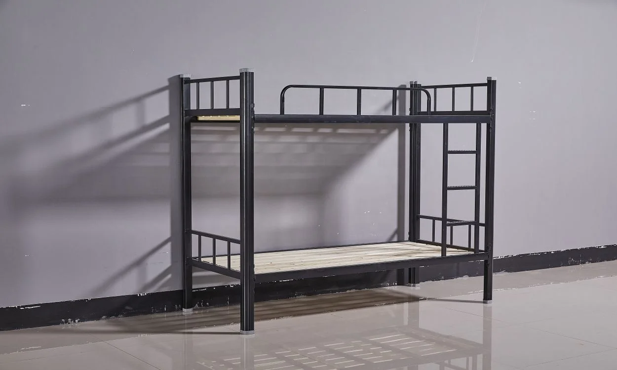 2021 wholesale fashion design iron metal school dormitory bunk bed