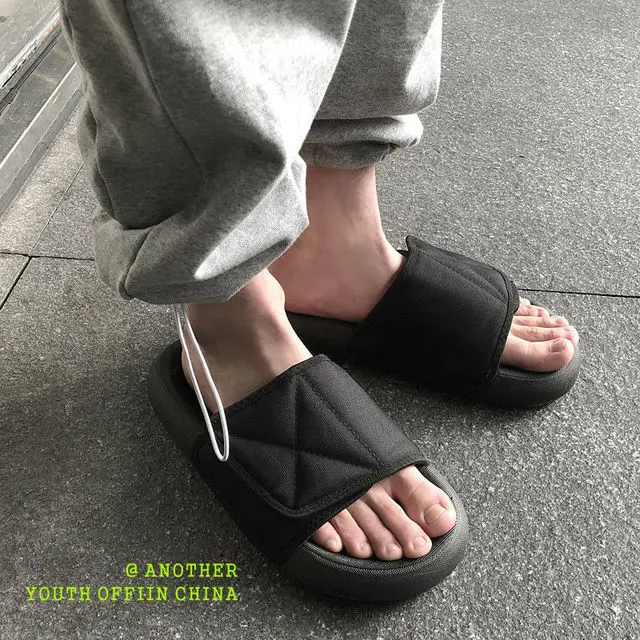 New trend thick sole unisex slides shoes summer beach sandals and slippers women