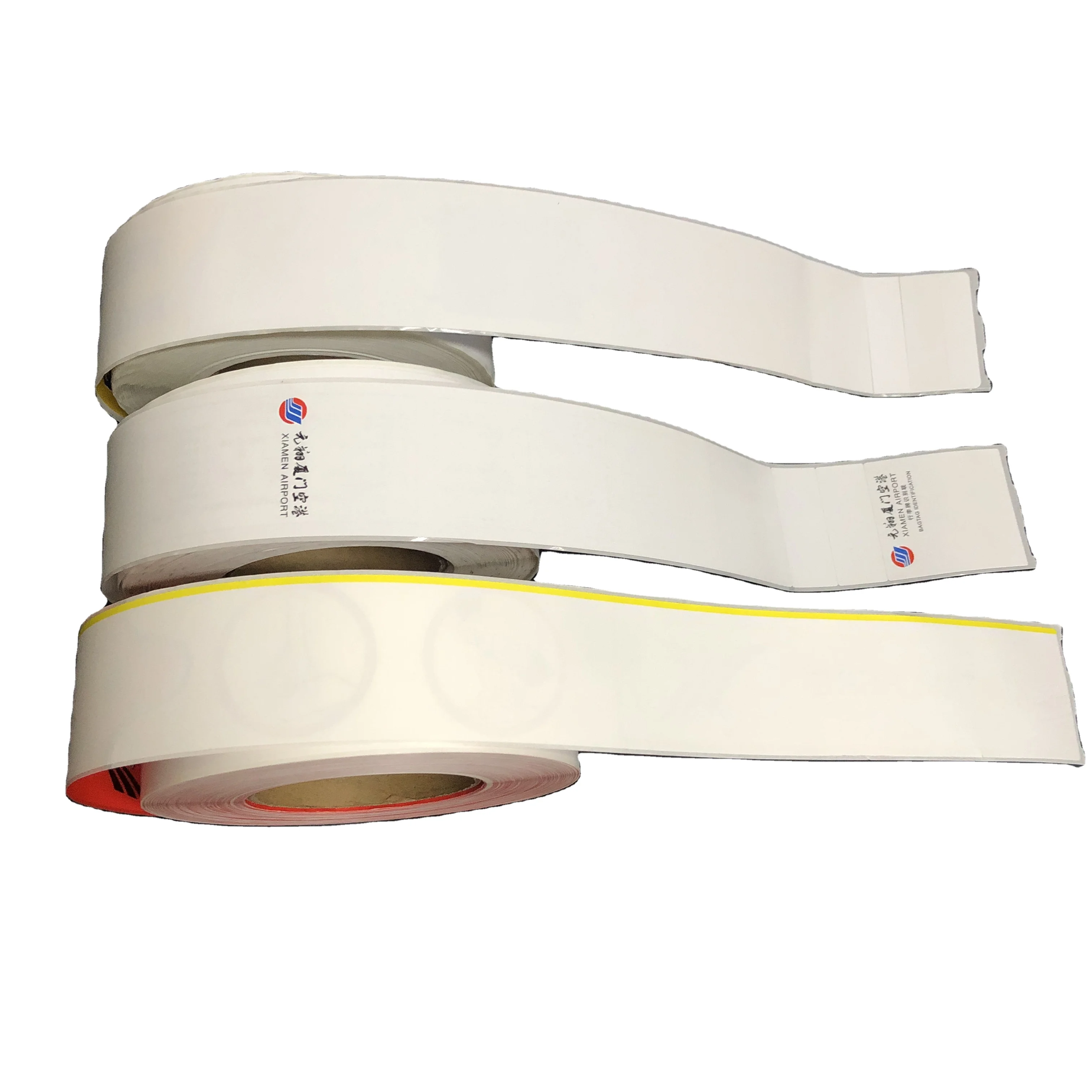 ready to cheap blank thermal luggage claim tag sticker in stock