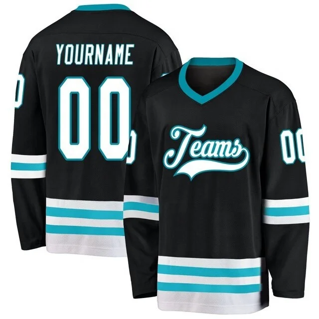 wholesale cheap blank ice hockey wear jersey custom sublimated 100% polyester hockey jersey uniforms