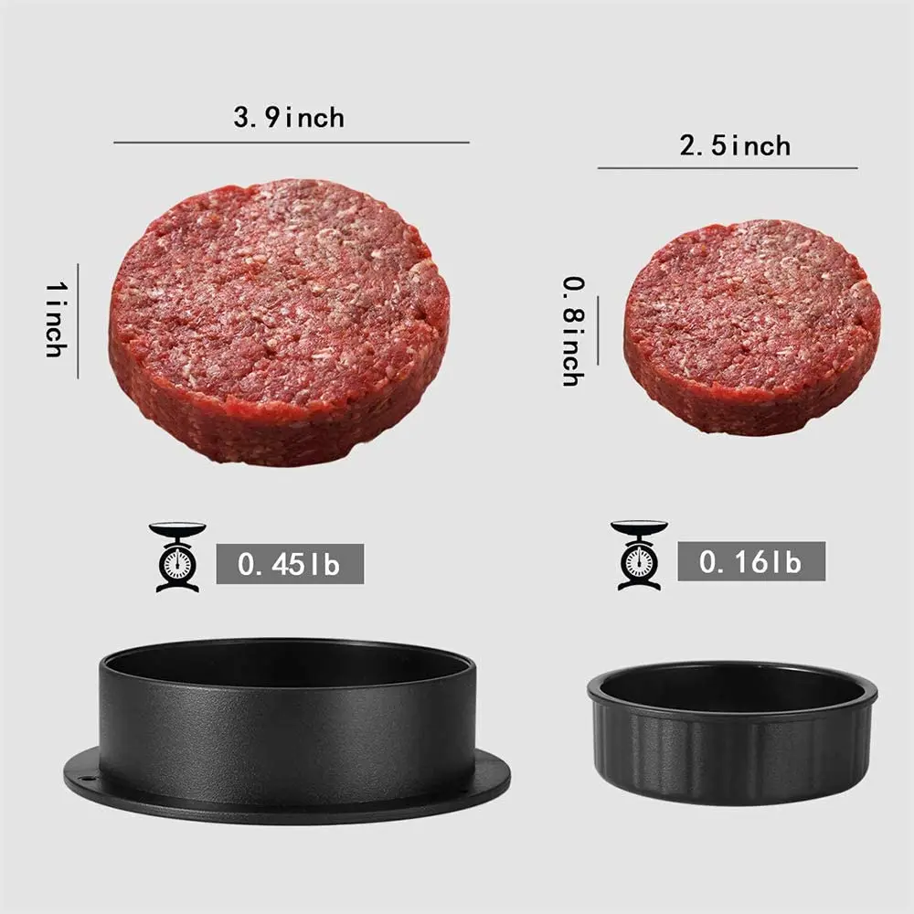 3-in-1 Stuffed Burger Press, Burger Maker Stuffed Hamburger Patty