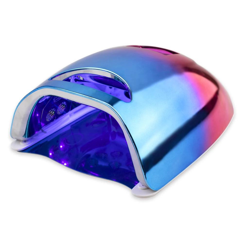 Rainbow Portable Rechargeable Cordless 48W Battery UV Gel Nail Dryer Cat Eye Lamp with 24pcs LED
