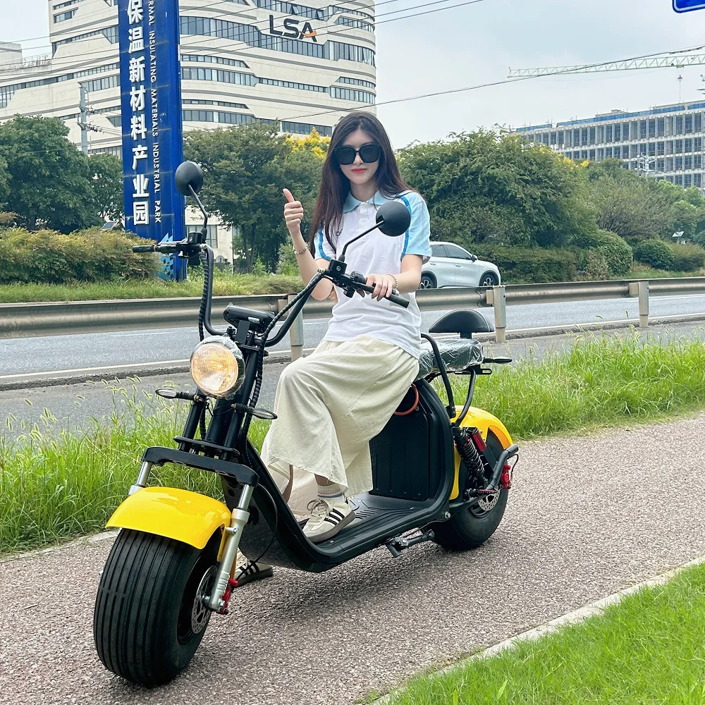 EEC/COC 1500W 2000W Electric Citycoco Scooter with Double Seat Max speed 45km/h Citycoco