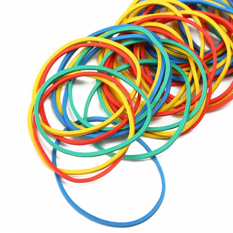 Assorted colors rubber bands Durable Natural Elastic Rubberbands Rubber Band For money
