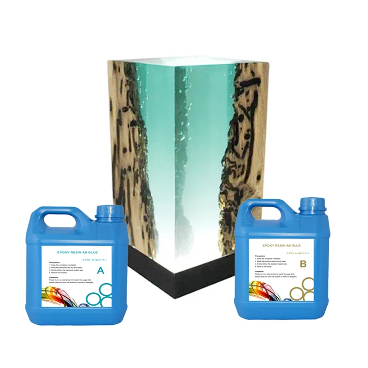 Manufacturers Crystal Clear Casting Epoxy Resin Deep Pour Adhesive Kit