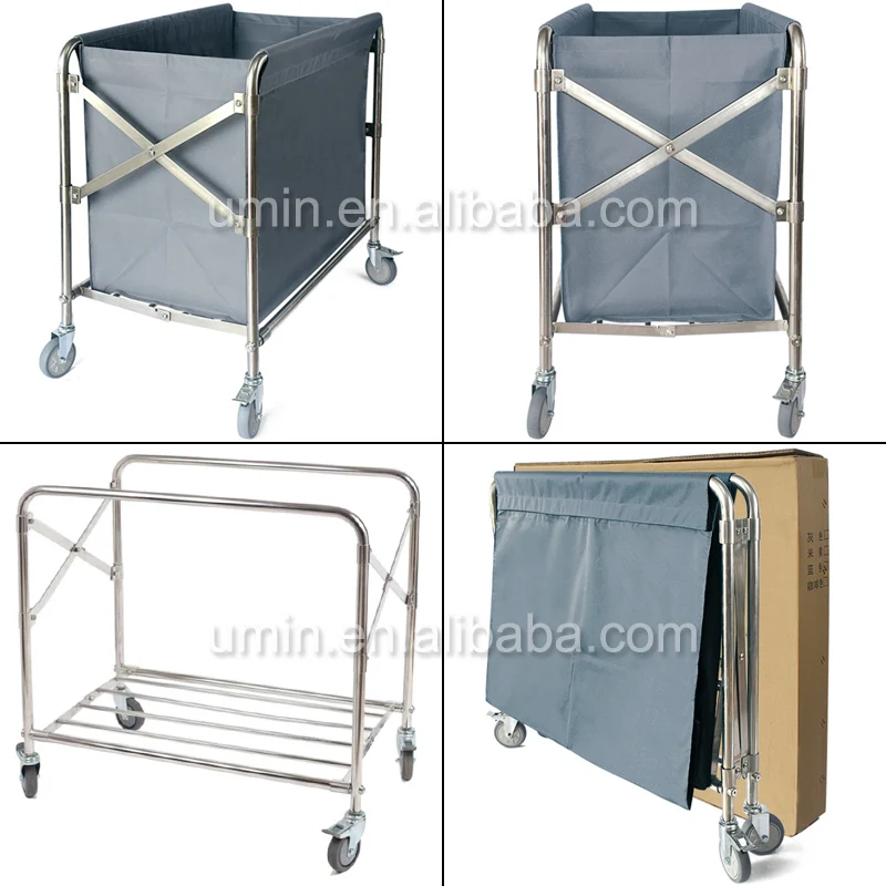 Hotel Laundry Service Folding Linen Trolley
