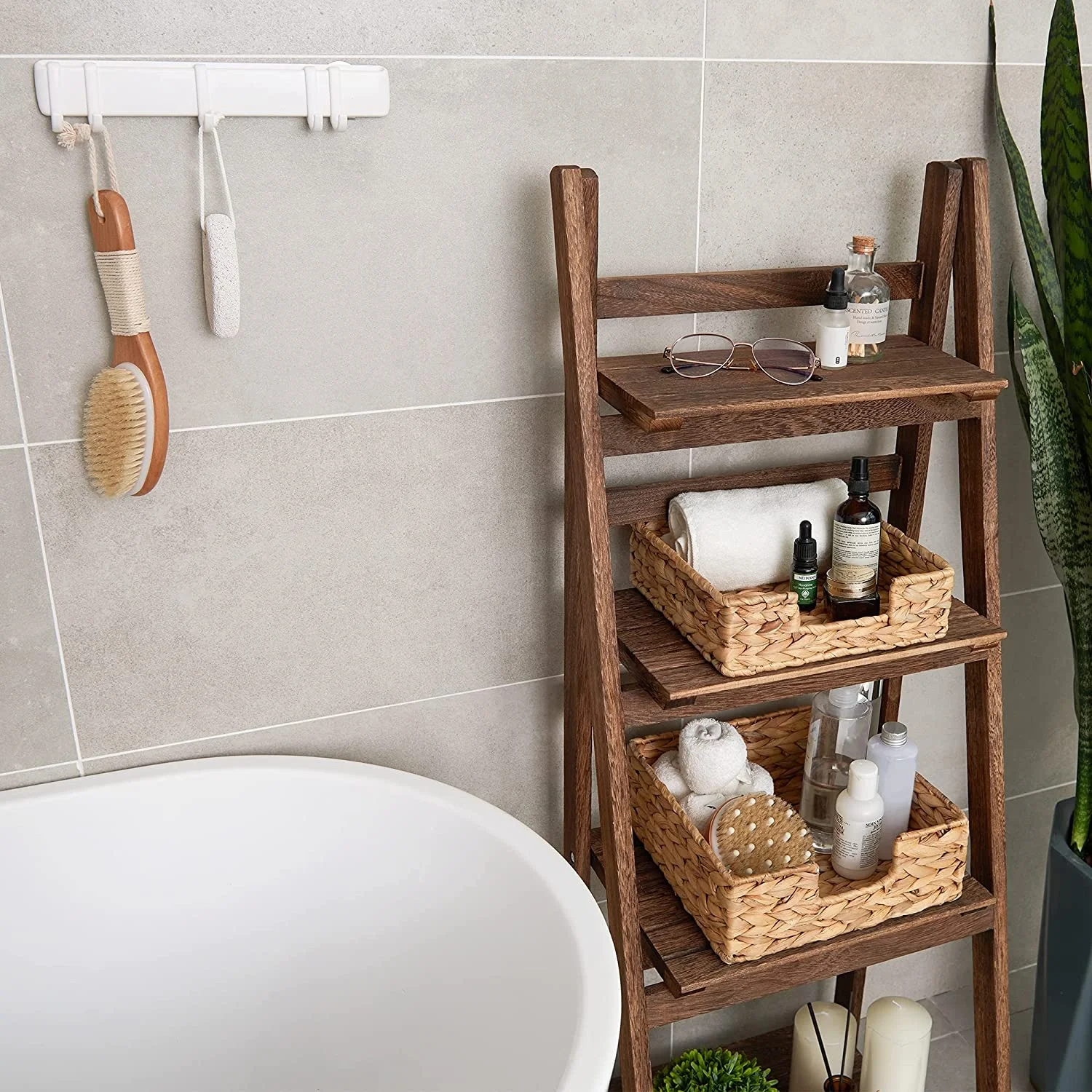 Water Hyacinth Storage Organizers Box Kitchen Cutting Board Knife Storage Rack Pp Plastic Kitchen Knives Organizer Shelf Holder