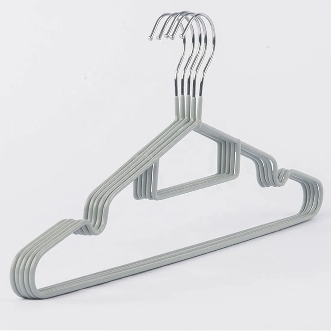 metal hangers metal clothes hangers pvc coated body metal coat cloth hanger