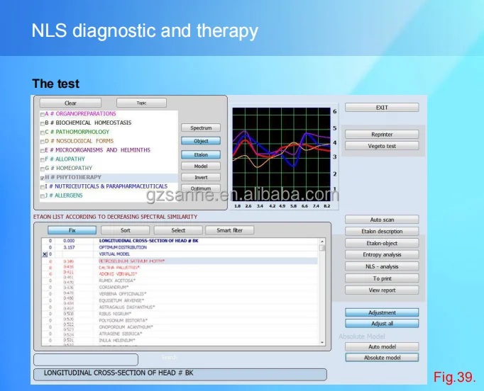 Factory Sale 9d Nls Resonance Magnetic Analyzer Body Health Diagnostic 9D NLS bioplasm Sub Body Health analyzer