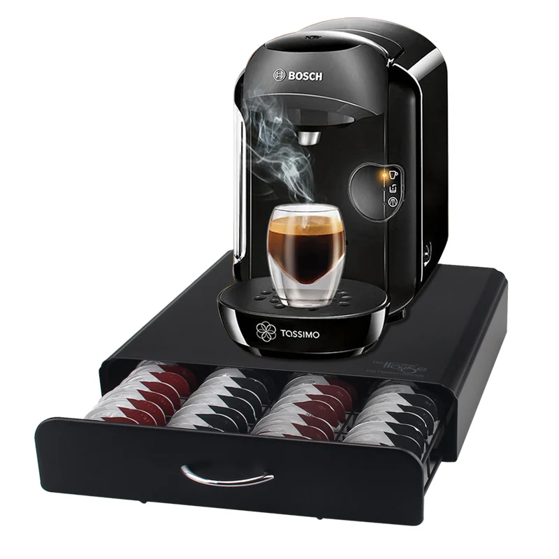 Fengyue 2022 Hot selling Tassimo Coffee Capsules holder Pod Storage drawer dispenser rack