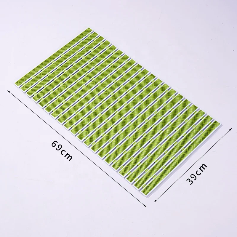 YAJUN Modern Solid Design Bath Mats Wholesale 69x38cm XL Size Machine Made Bathroom Bathtub Mats for Home and Hotel