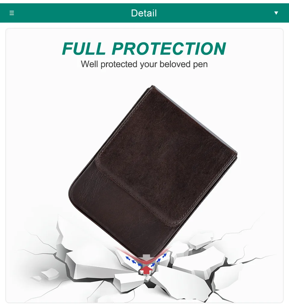 Estuche Para Lapices School Supplies Stationery Pen Case Genuine Leather Students Pen Pouch Pen Bag Pencil Case