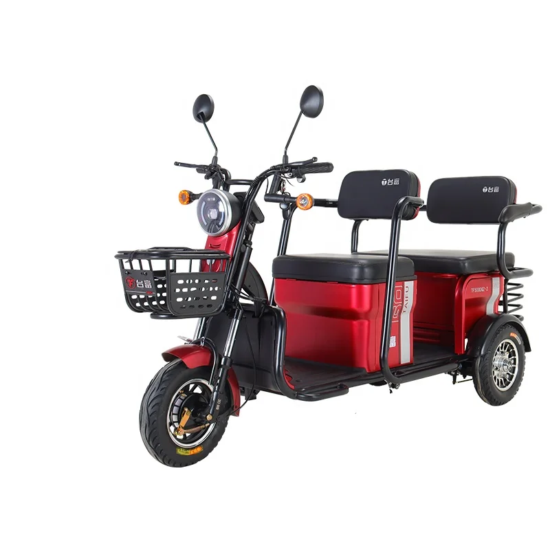 Трицикл для взрослых из высококачественного материала с тремя колесами