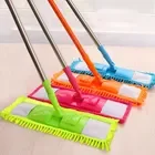 Multi-Function double sided Microfiber Chenille Mop Pad Soft Washable Reusable Dust Duster 360 flat mop  for Home Use