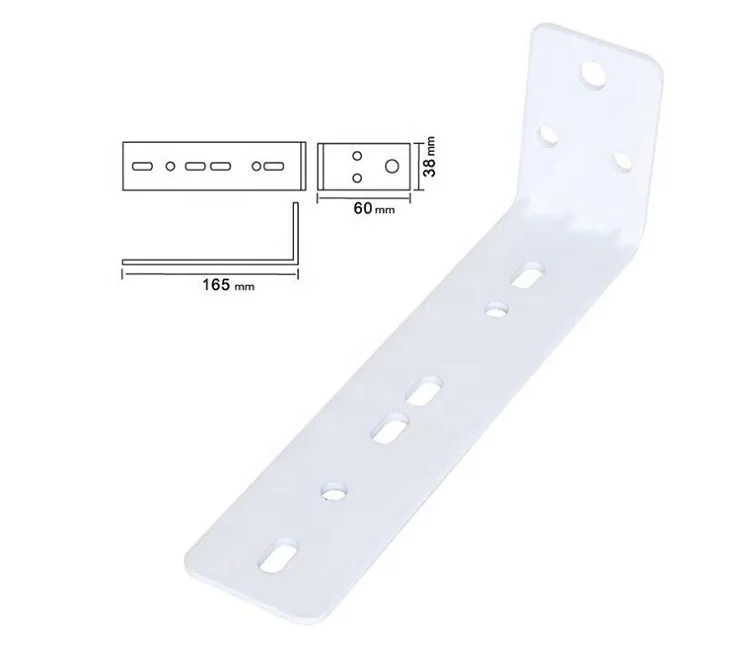 Electric curtain rod double wall bracket curtain accessories for aluminum curtain rail