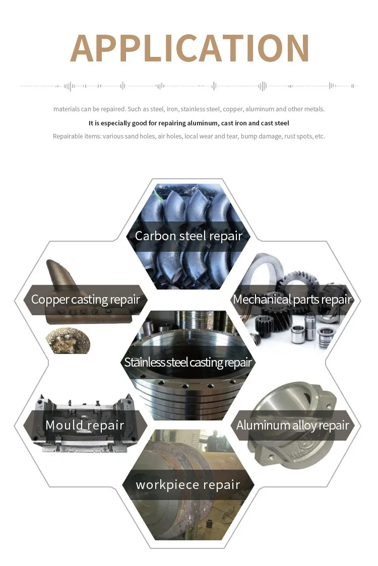 SZ-HCS05 Cast Iron steel moulds Coating strengthening Equipment Metal Welding Repairing Tools