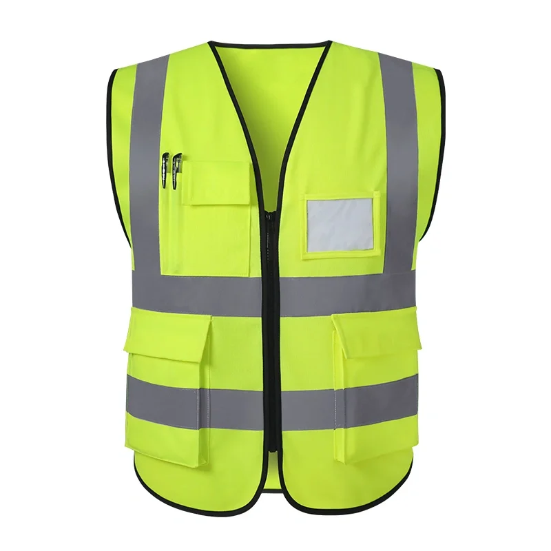 Traffic Work Security Hi Vis Reflective Clothing Safety Vest Polyester Fabric safety Reflective Vest
