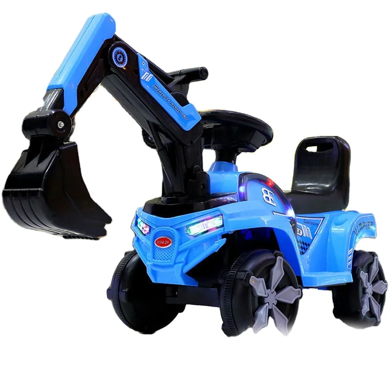 RHS-CAR28 wholesale children mini toy excavator kids electric mini excavator sandbox excavator toy for boys and girls