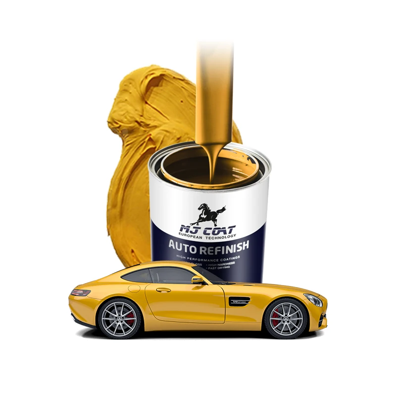 High Quality Car Refinish Paint Automotive Paint 1K Basecoat Silver Gray Metallic Factory Price