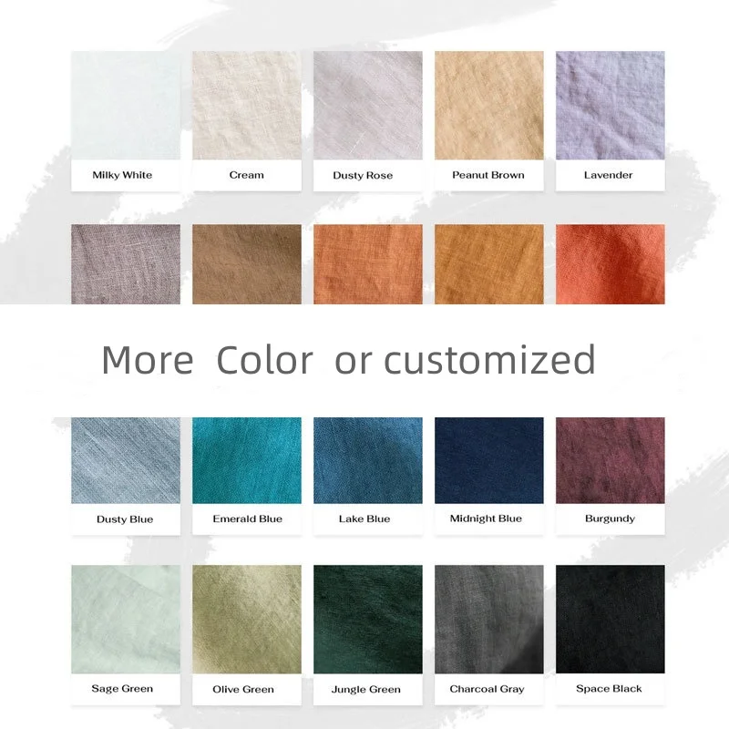 OEM ODM 100% linen table napkin  hand hemstitch embroidery Printed Dinner placemat for Wedding custom napkin