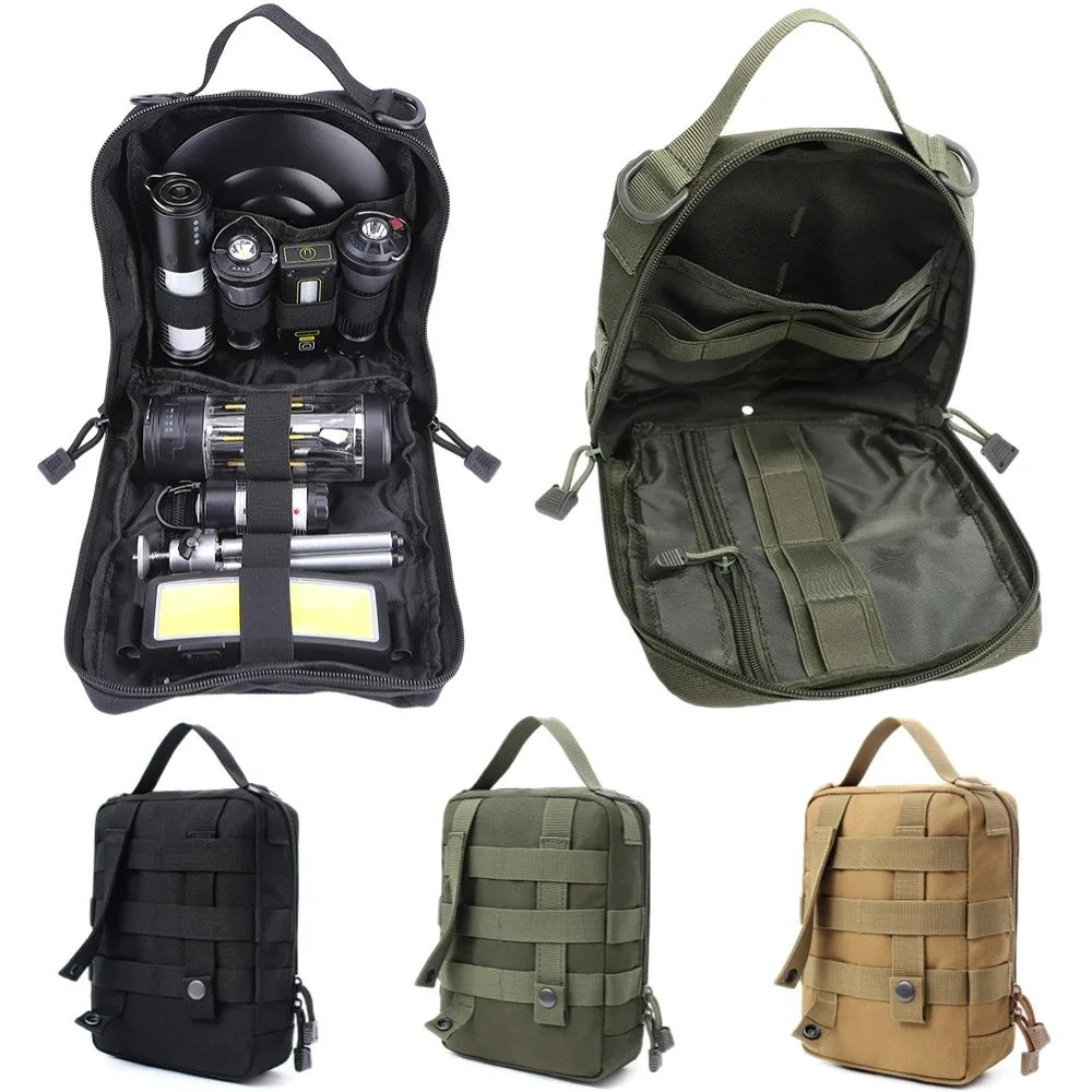 Camping Lamp Lighthouse Organizer Pouch Large Capacity Lighthouse Camping Lamp Storage Bags Outdoor Flashlight Accessories Bags