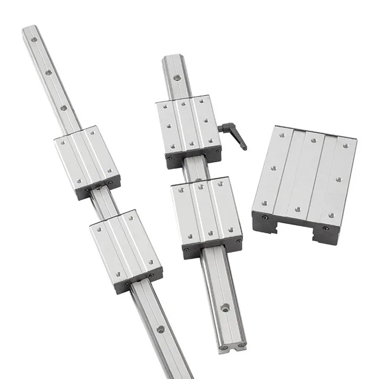 Roller CNC Linear Guide Rail LGD8 Low Price Dual-shaft Linear Rail Series Double Axis Roller Guide  For Milling Machine
