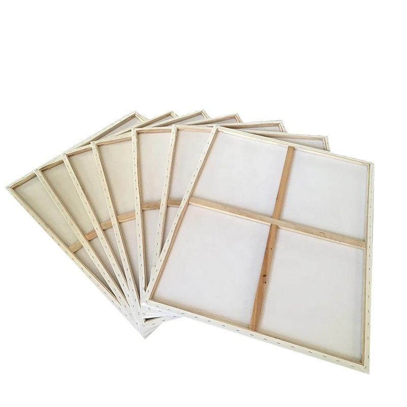18*24' 100% Cotton Blank Canvas Wooden Stretcher Wholesale Art Sets Supplies Painting Stretched