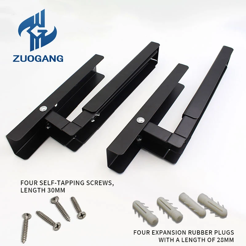 Zuogang Custom air conditioning Microwave wall bracket outdoor gold shelf invisible beam brackets Microwave oven bracket