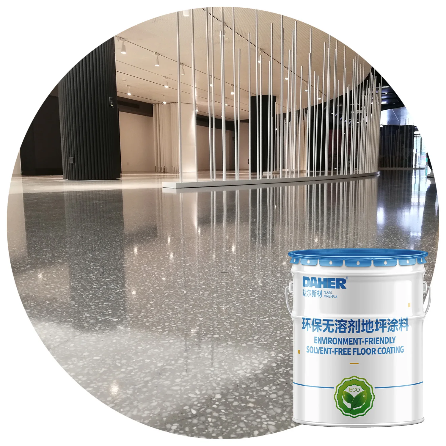 Polyurethane anti dust primer anti slip coating epoxy resin concrete floor paint
