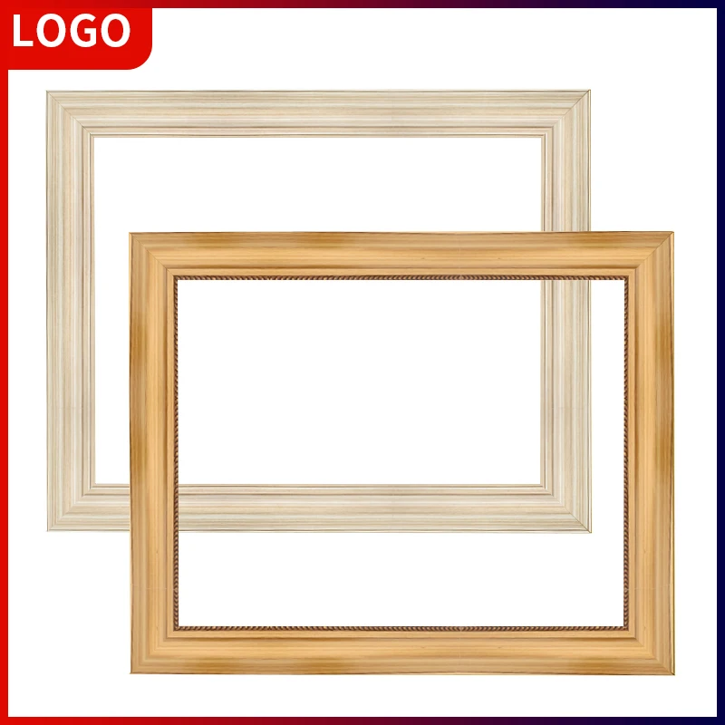 PS wooden antique decorative  wall picture frame mouldings for picture photo frame and painting frame