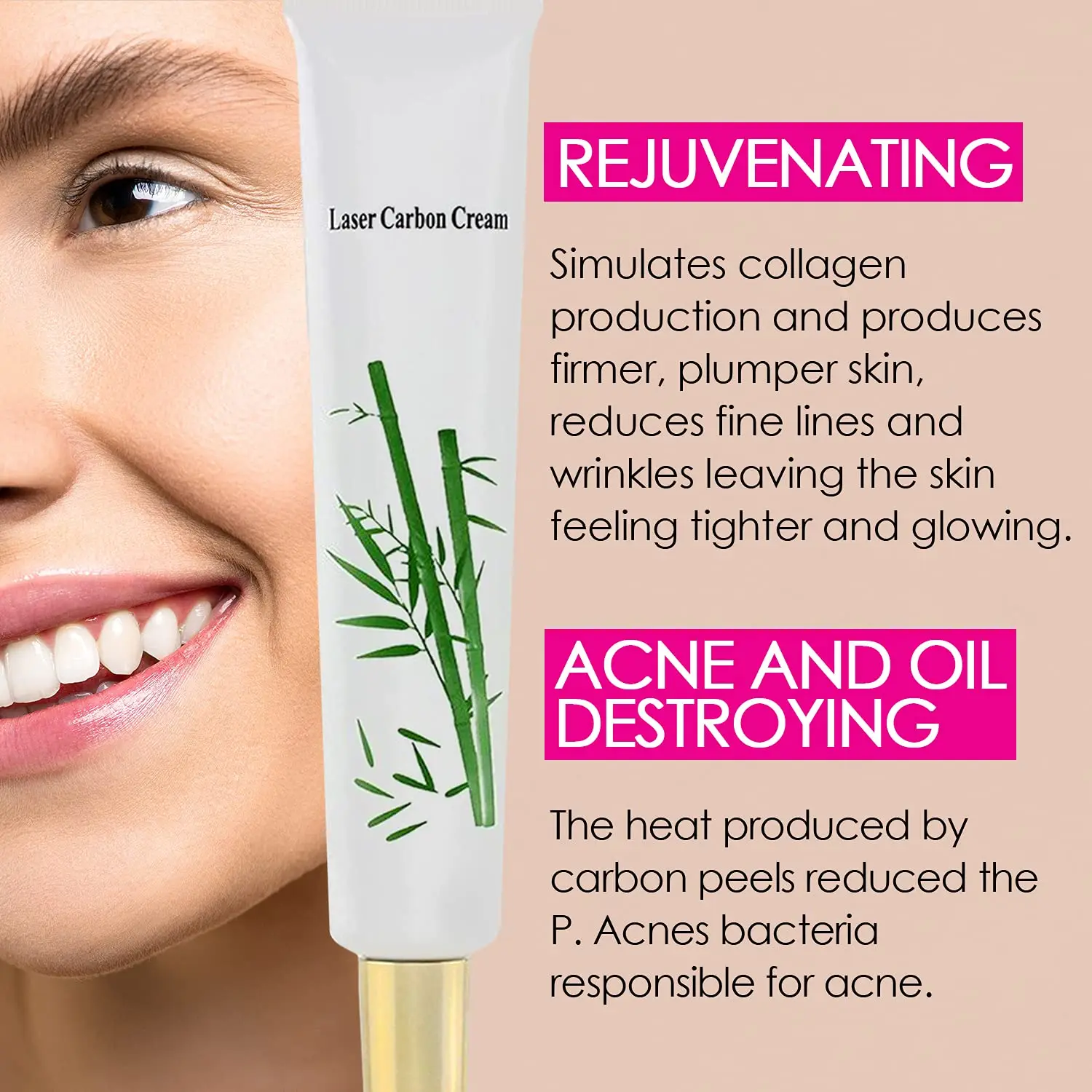 Carbon Peeling Gel Manufacturer 50ML Carbon Paste/Gel/Cream Facial Skin Rejuvenation Carbon Peel Cream Carbon Peeling Gel