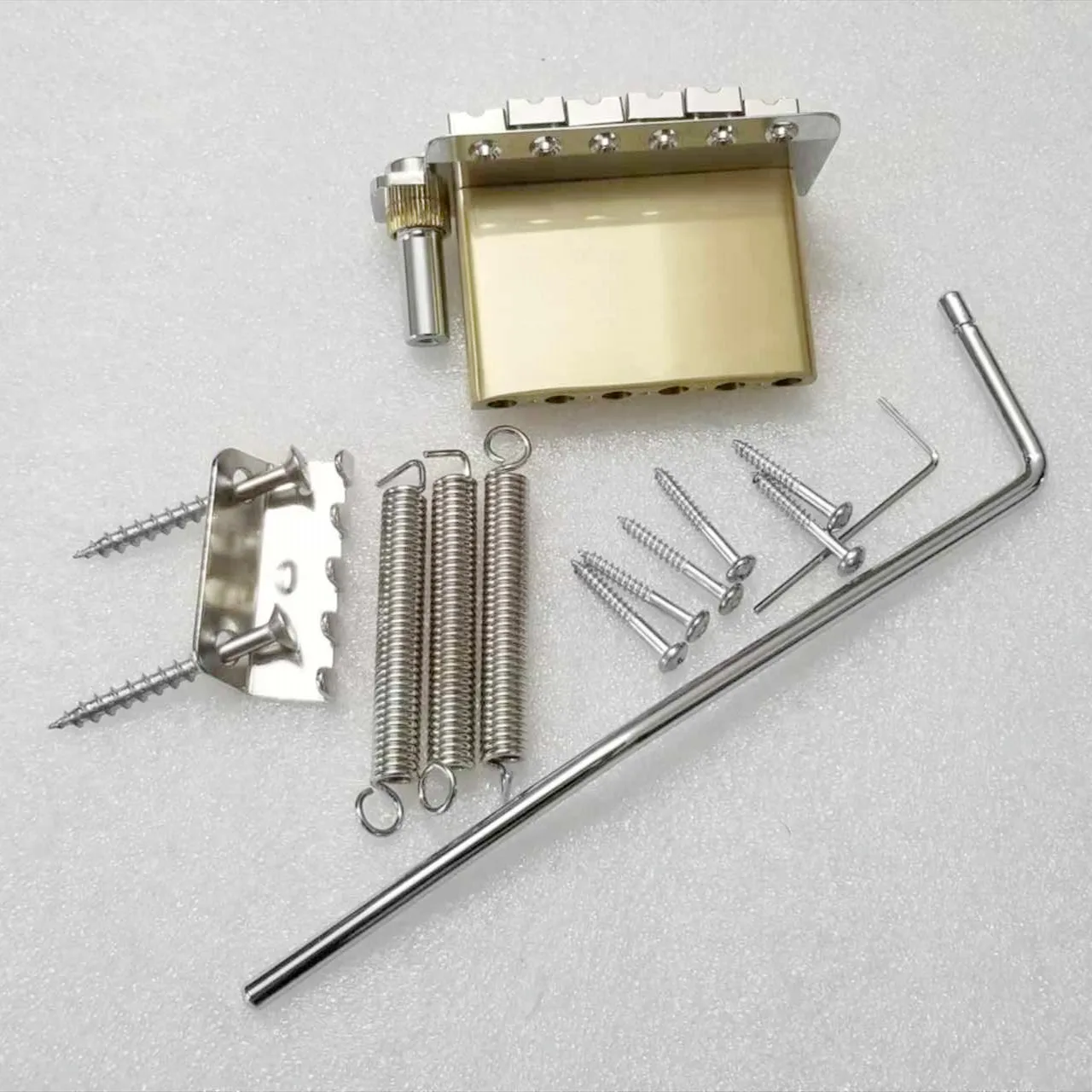 Brass Block ST Tremolo Bridge 6-Point 52.5mm String Spacing Tremolos