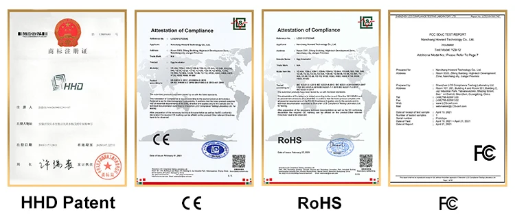 HHD factory free shipping Small 48 automatic poultry equipment chicken egg incubator and hatcher