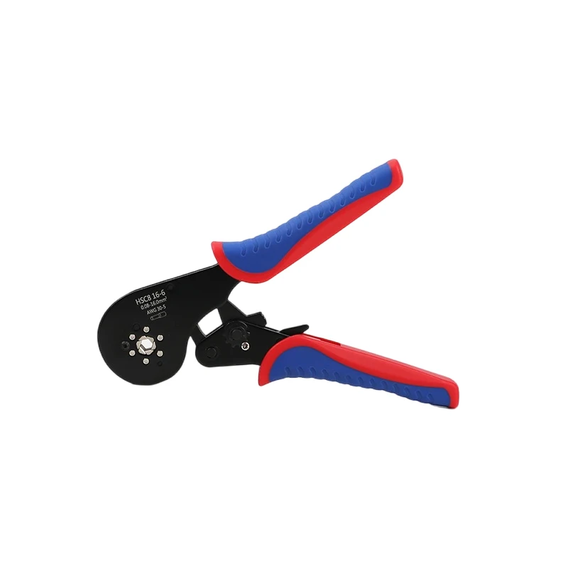 Hsc8 16-6 Awg28-5 Wire Ferrules Self-adjustable Button Hand Crimping Tool Kit Crimper Terminal Crimping Pliers