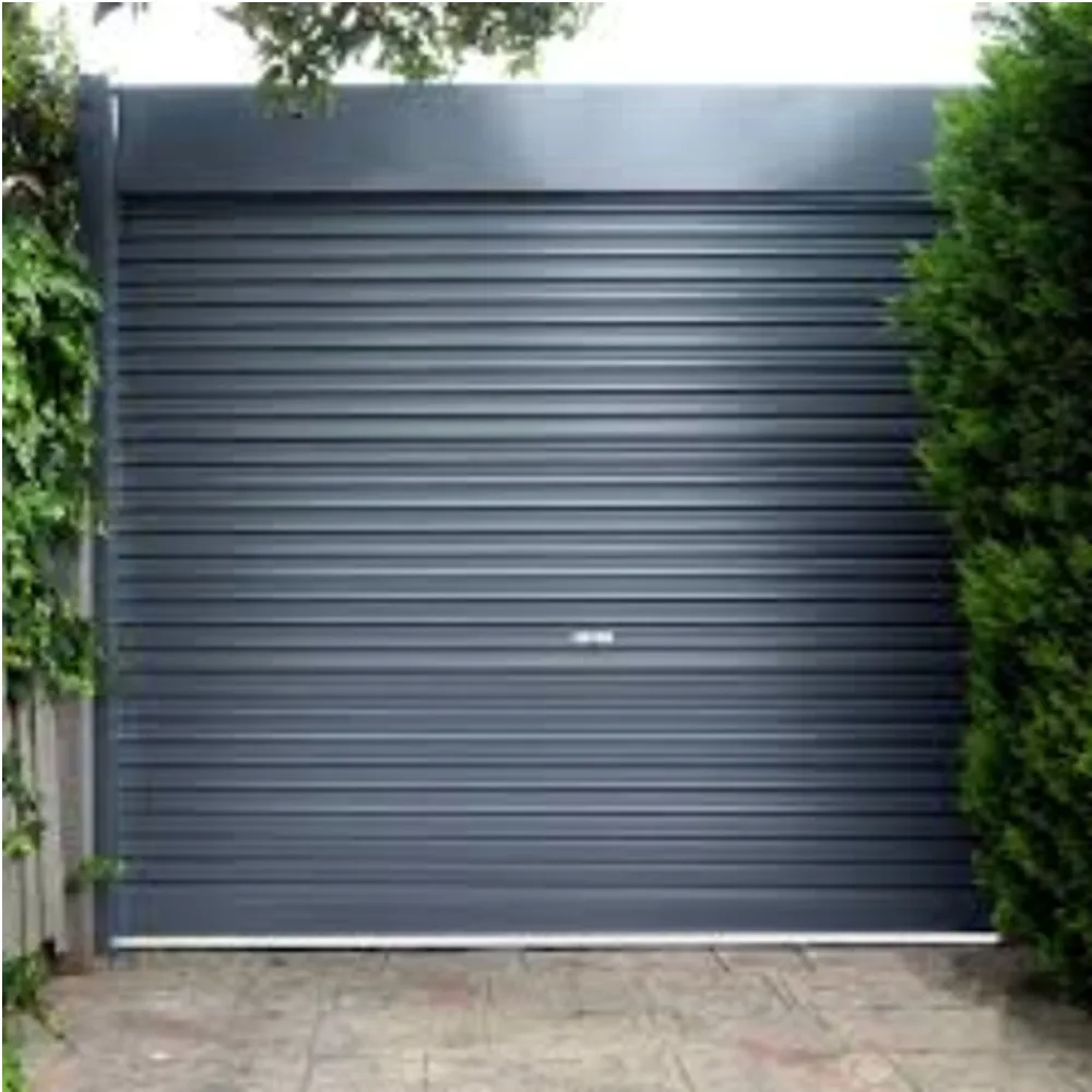 CBMmart Automatic Residential Aluminum Roller Shutter Gates Remote Control Rolling up 9x8 Garage Doors Manual Roll Top Door