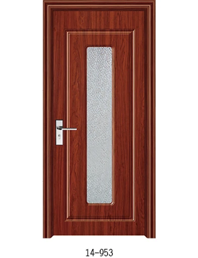 Free Spare Parts Morden Design Internal Shower Bathroom Hdf Interior Glass Pvc Wooden Door With Frames